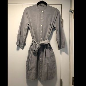 Everlane Seersucker 100% Cotton Dress